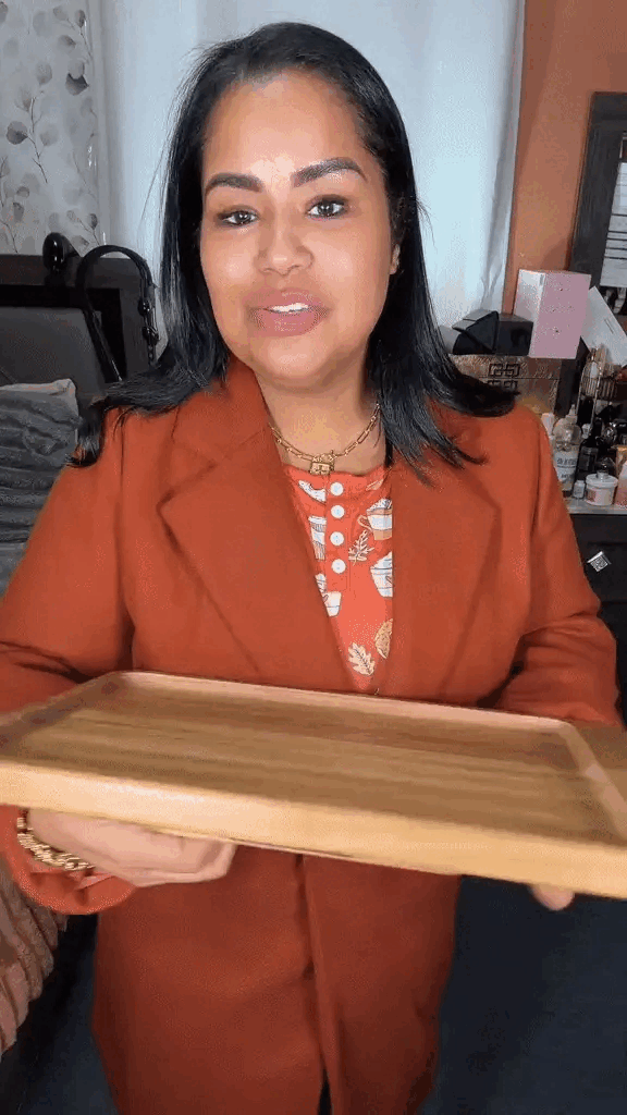 Adjustable bamboo Clip-On Arm Tray Table