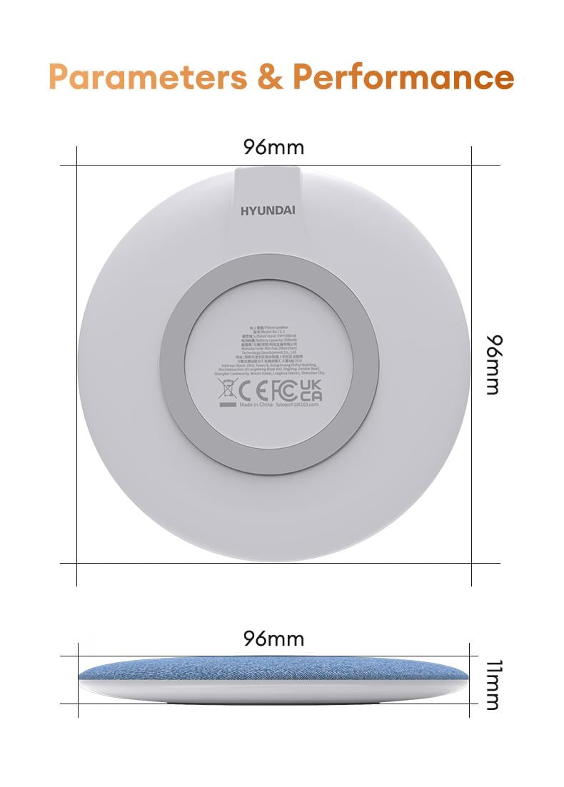 🔥50% OFF🔥 - S1 Ultra-Thin Bluetooth Pillow Speaker with Bluetooth 6.0 - Bone Conduction Technology