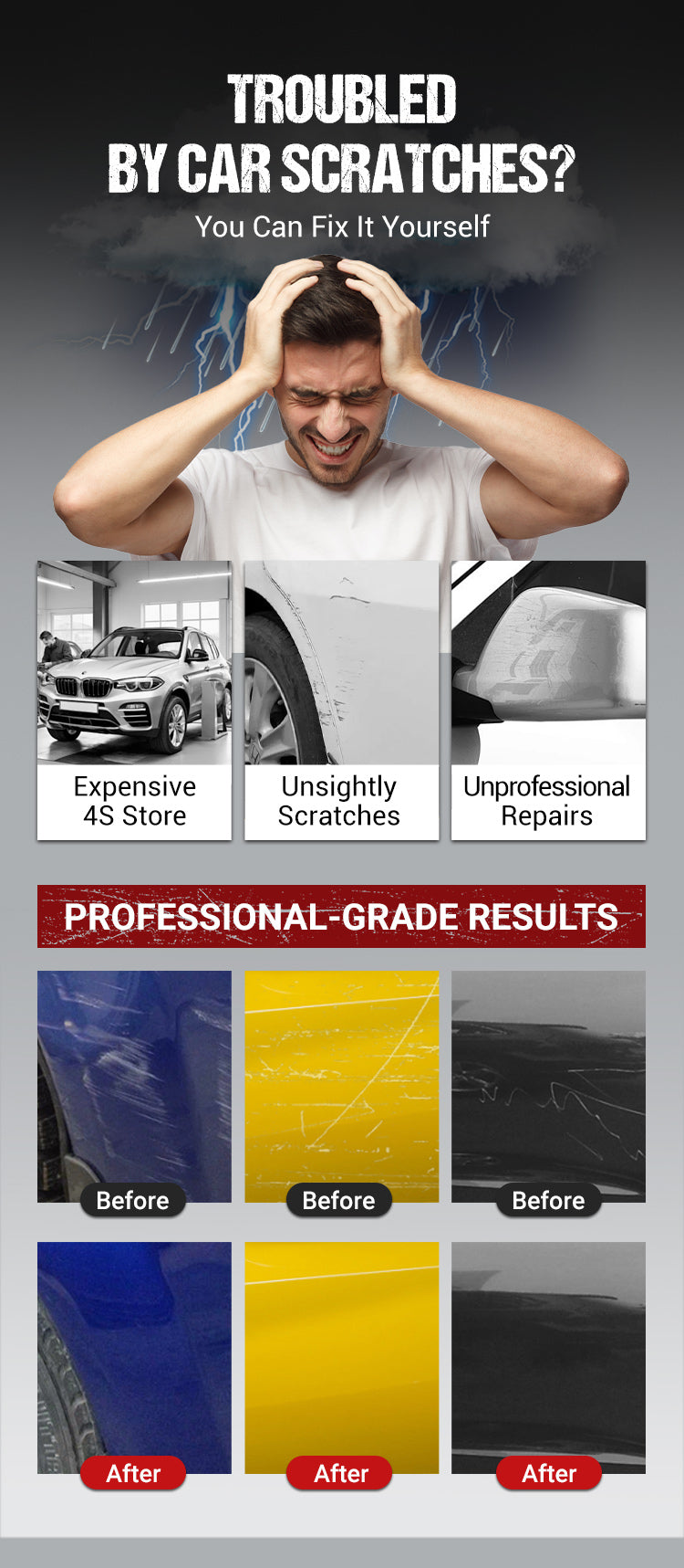 🔥LAST DAY -BUY 1 GET 1 FREE🔥Car Scratch Repair Pen