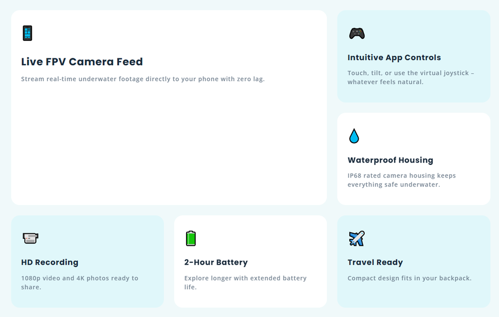 Mantavision™ App Controlled Rc Boat