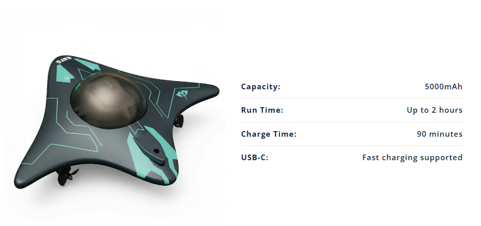 Mantavision™ App Controlled Rc Boat