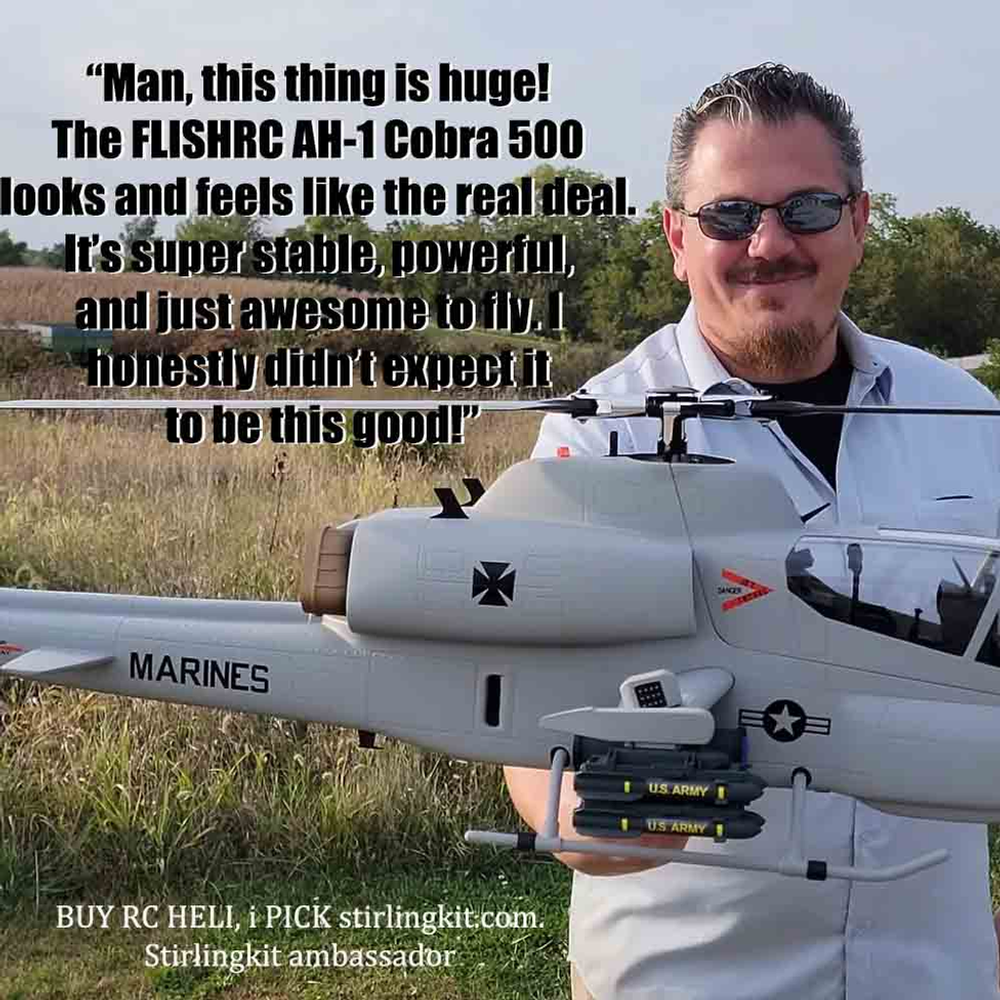 🔥 LIMITED TIME 50% OFF – FL500 AH-1 Cobra L7 Pro RC Helicopter | Almost Gone!